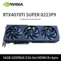 RTX 4070TI SUPER 0223P9 16GB GDDR6X 256-bit graphics card For PCI-E3.0 HDMI DP 6+8Pin Triple Fans For Desktop computer Game GPU