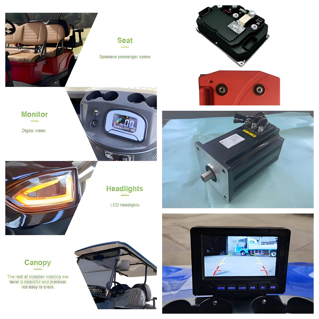 2026 electric golf cart OEM hunting carts new design customizable golf course cart luxury street legal electric sightseeing cart
