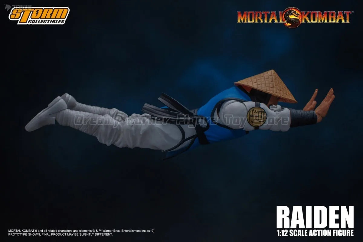 【In Stock】Original STORM COLLECTIBLES Mortal Kombat Series RAIDEN 1/12 Action Figure Toy Model Gift