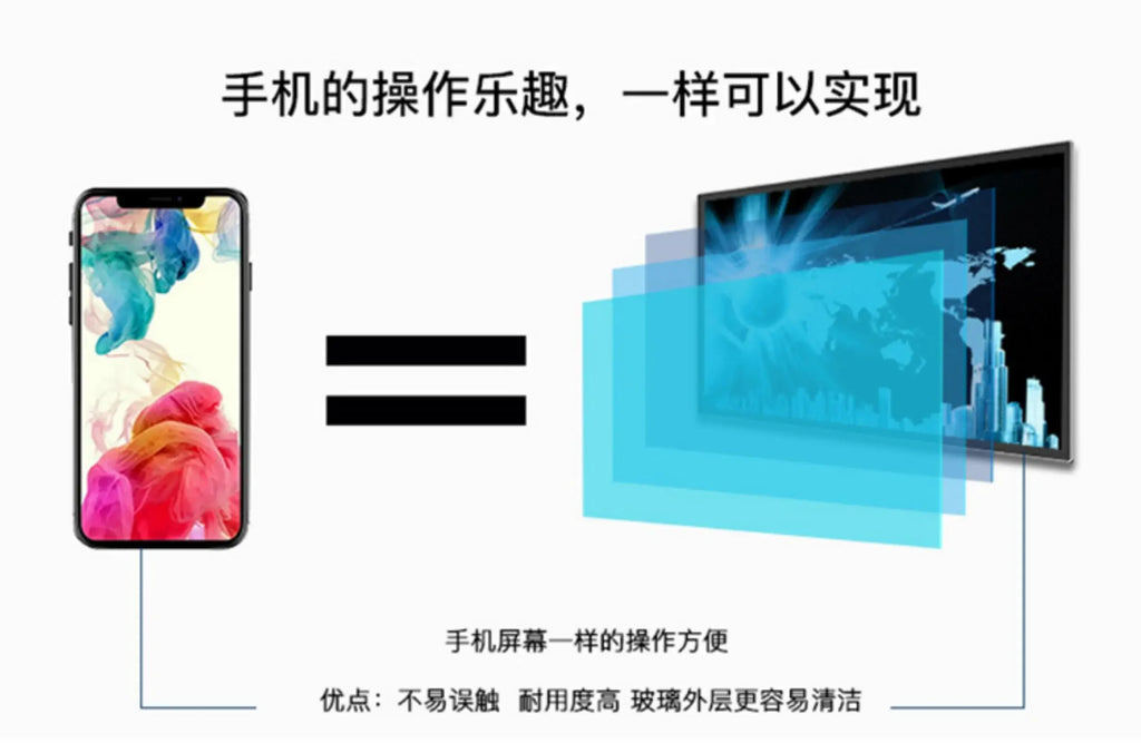 Smart touch all-in-one machine Capacitive screen Interactive desktop touch screen Multi-touch lifting all-in-one machine