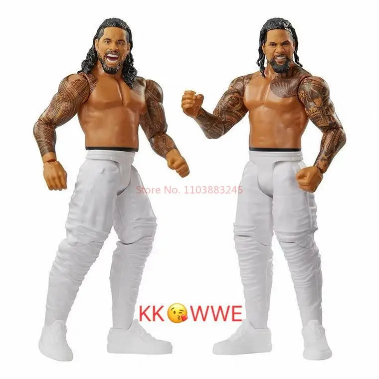 2024 New Hot WWE Figure 16cm Pvc Statue Jimmy Jey Uso The Usso Brothers Fighting Challenge Arena Worlds Wrestling Gladiator Toys