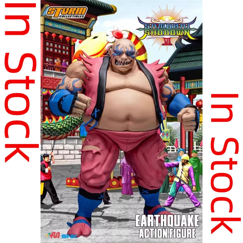 In Stock Storm Toys Samurai Shodown VI EARTHQUAKE SNSS05 Model Anime Toy Figure Collection