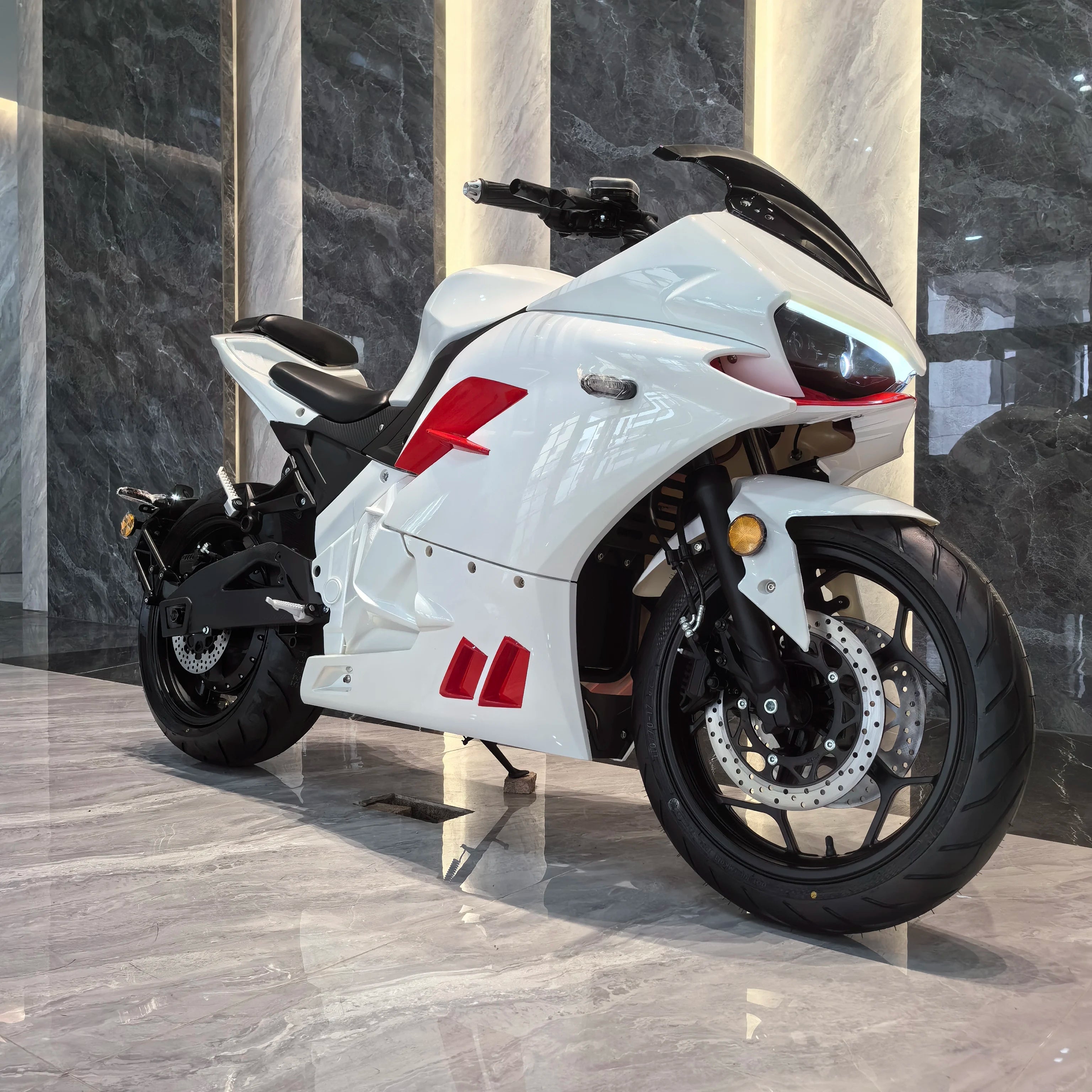 Strovan Motorcycle Perfect Cool Mid Motor 4000w Adult Electric Motorcycle