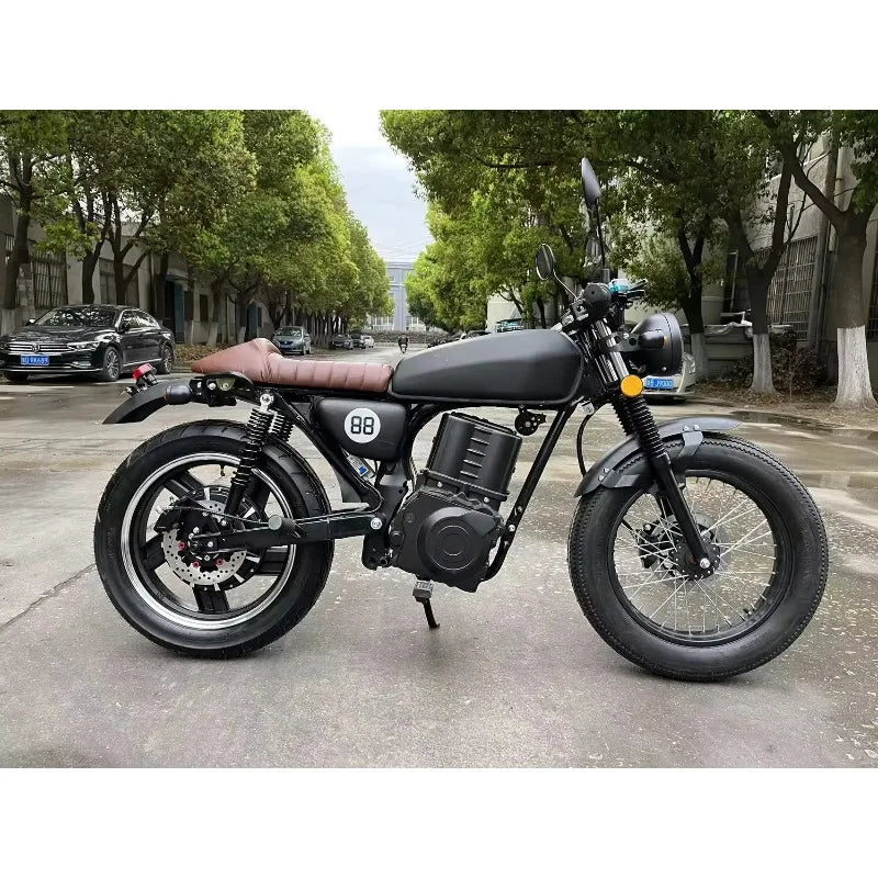 Luyuan The Latest New Energy Lithium Battery High Speed New Arrival Good Quality Fashion Model Retro Electric Motorcycle 2000W
