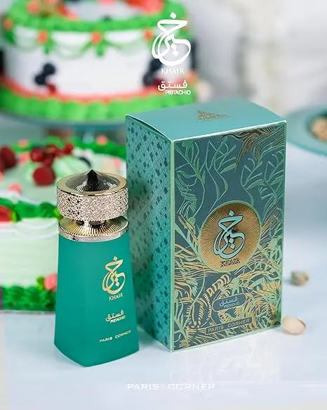 Paris Corner Pistachio Khair Unisex Perfume 3.4 Fl Oz Edp for Men and Women Long Lasting Fragrance Natural Perfume Cologne