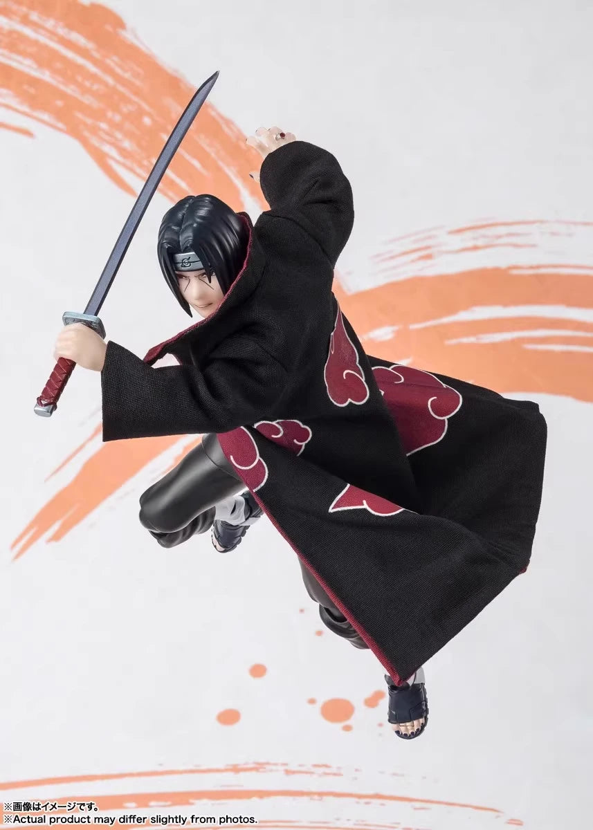 Bandai Original S.H.Figuarts Series Naruto:Akatsuki Figure Anime Movable Character Assembly Figures Model Toys Collectible Model