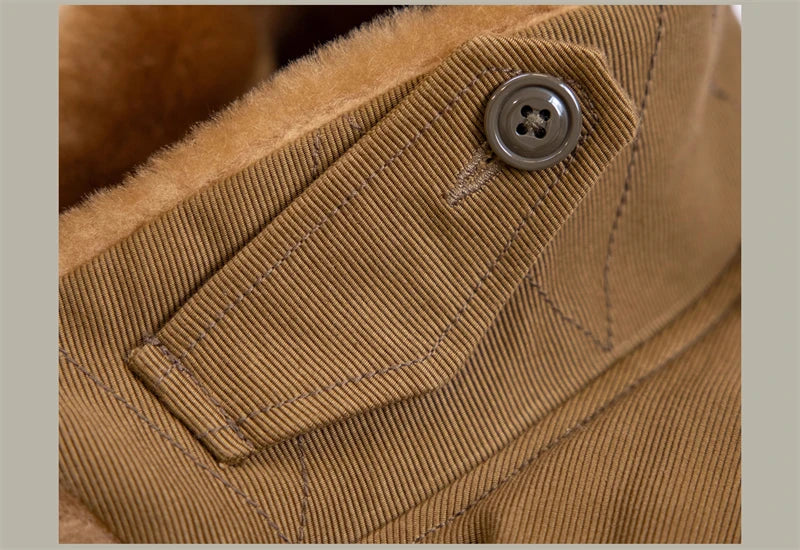 Red Tornado Type B-10 Bomber Flight Jacket With Patches Winter Mens Cropped Coat