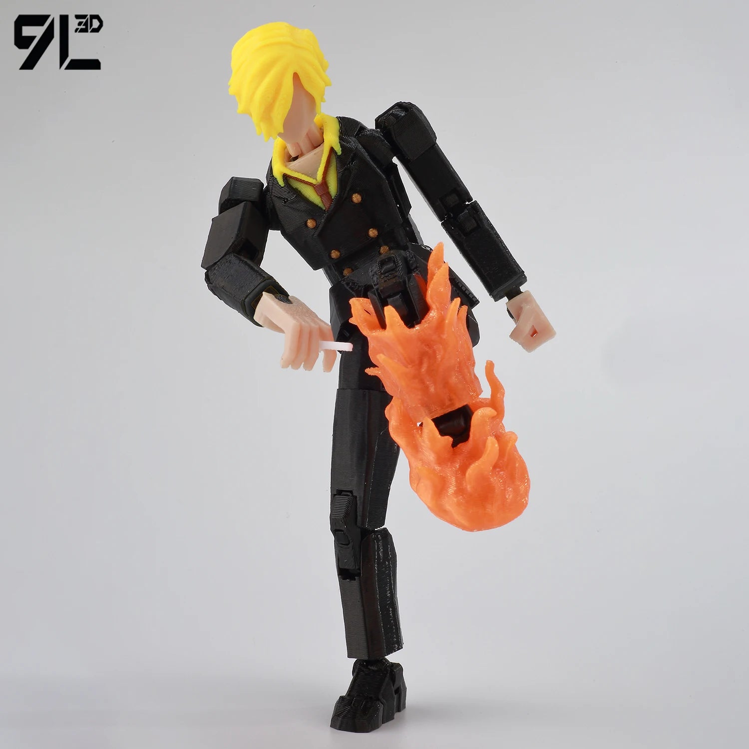 9L3D Printed Anime One Piece Naruto Demon Slayer Dummy13 Lucky T13 Movable Shapeshift Action Figures Mannequin Toys Collectors