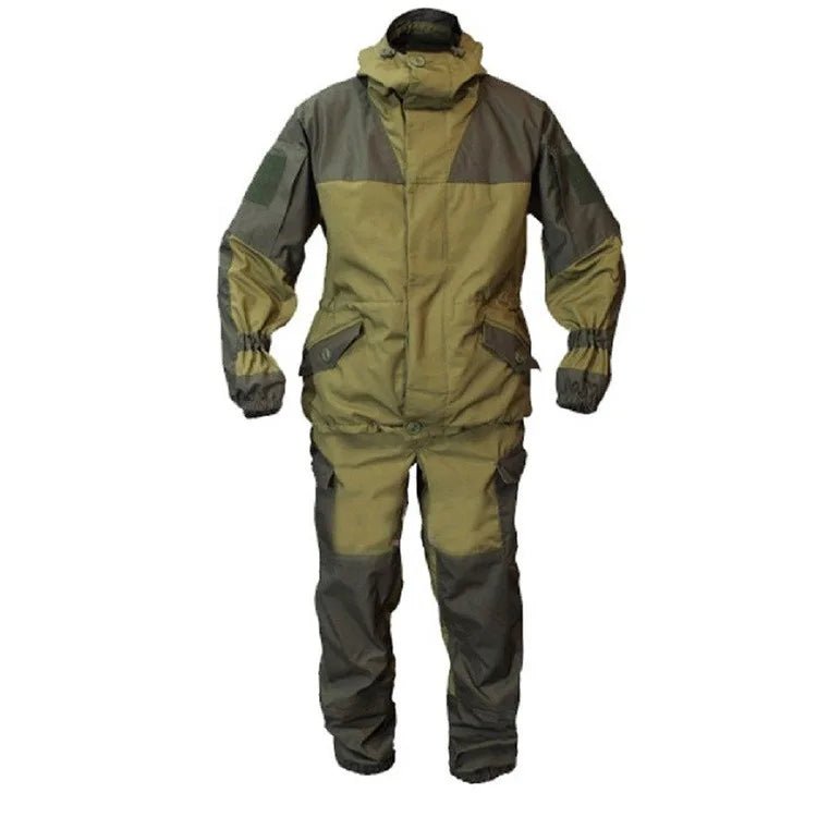 Hunting Clothes Set Gorka-3 Russian Mountain Tactical Suit Горка Camo Combat Uniform Men Outdoor Training Jacket Clothing Suits