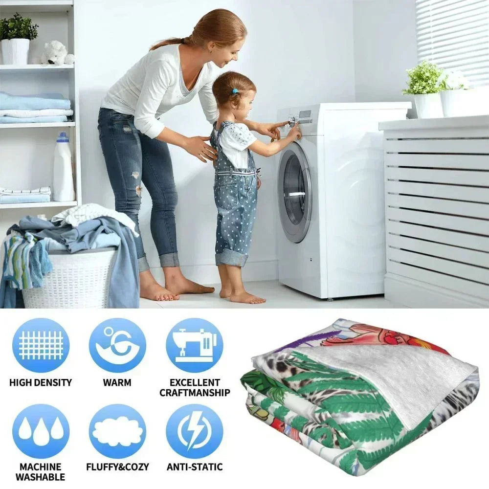 Fashion Wrestling Sport W-Wwe Print Blanket Flannel Thin Blanket Portable Home Travel Office Lunch Break Blanket Bath Towel Gift