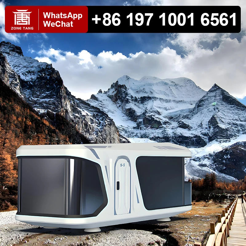 Space Capsule Home Summer Houses Modular Prefabricated Houses Luxury Earthquake Resistant Eco-Friendliness Thermal Insulation