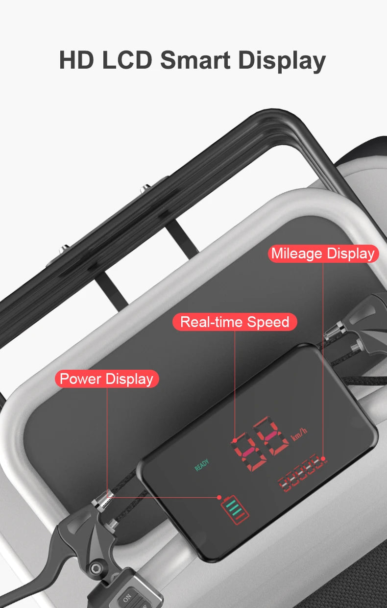 Travel Sunshade 4 Wheels 48V 1000W Wide Seat Reverse Gear Mobility Disabled Handicapped Elderly Electric Scooter For Seniors