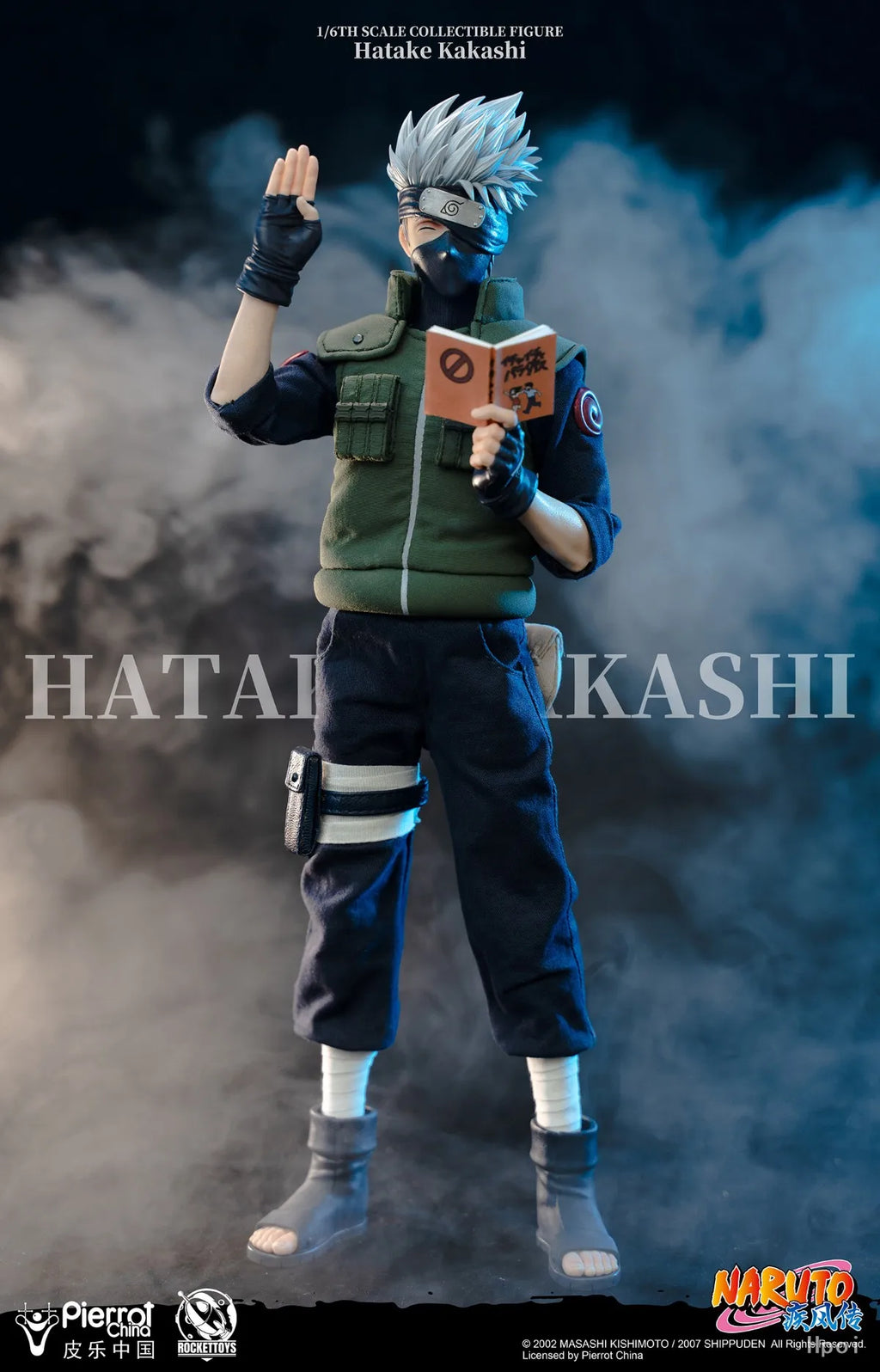 【In Stock】RocketToys ROC-004 NARUTO Shippuden Hatake Kakashi 1/6 Action Figure