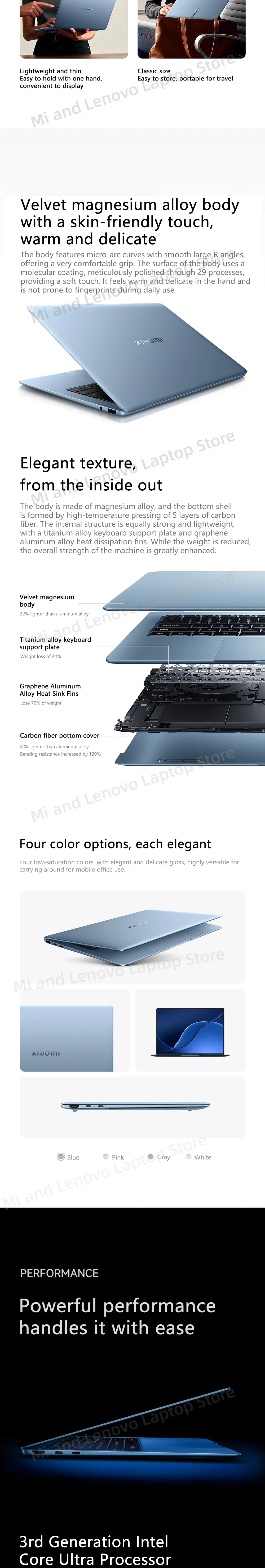Xiaomi Book Pro 14 2026 Ultra5-338H/UltraX7-358H 32GB+1TB 14.6inch 3.1K 120Hz OLED Screen