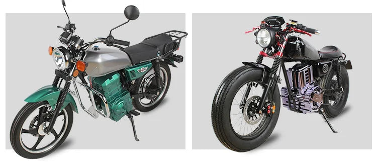 Electric Racing Motorcycles Max Loading 200kg Motor 15 Inch Vacuum Tire Fast Electric Motorcycle