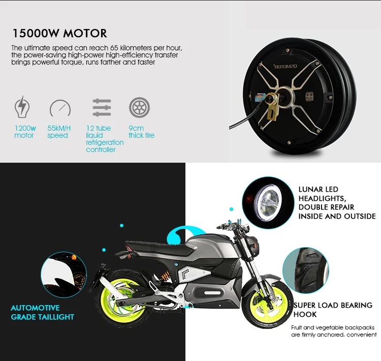 Wholesale Fast 2000W 3000w Electric Motorcycle for Adults Max Racing Chopper Motor Acid Frame Power Battery Engine Lead Packing