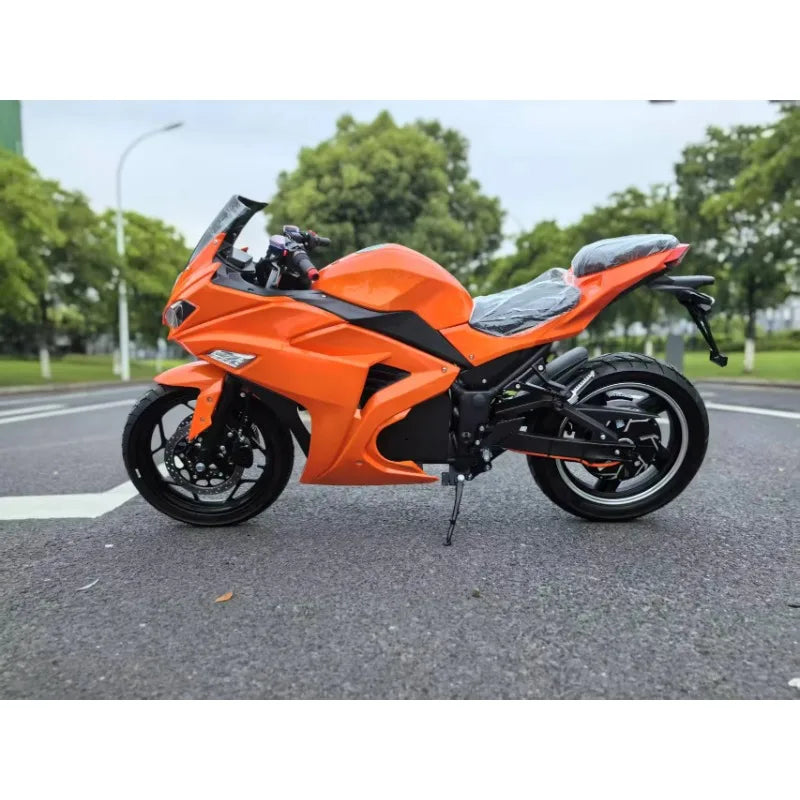 2026 Apollo new modelV6 High-Performance Electric Racing Motorcycle 10kW Hub Wheel Motor 72v 120ah Lithium Battery New 200km Ran