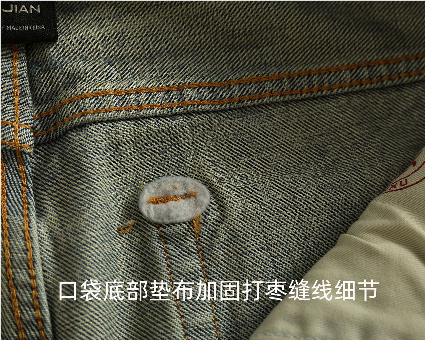 2025 Autumn New American Retro Heavyweight Ripped Denim Men's Fashion 100% Cotton Washed Old Straight Tapered Casual Jeans