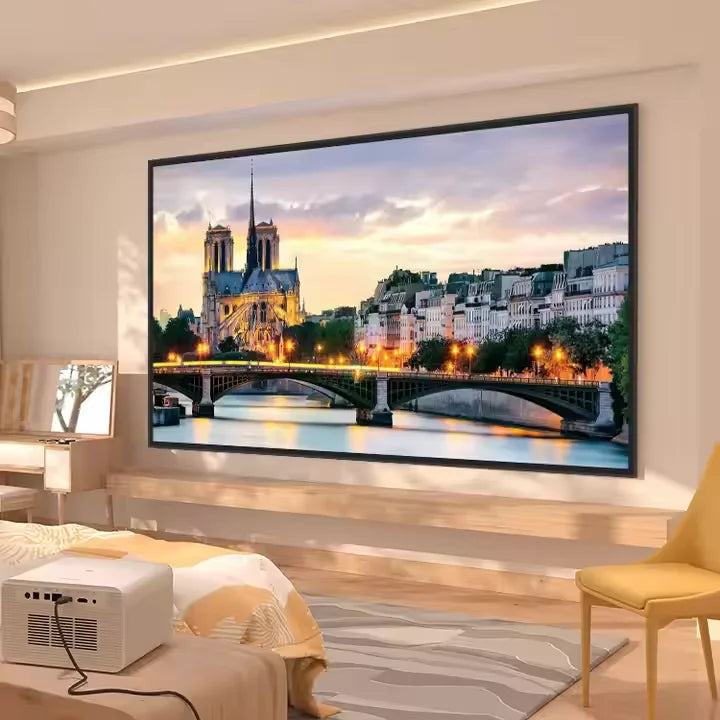 High-Definition 4K LED Smart TV Multi-Functional For Home Theaters Hotels Android System LAN Interface 32-80 Inch Screen Sizes