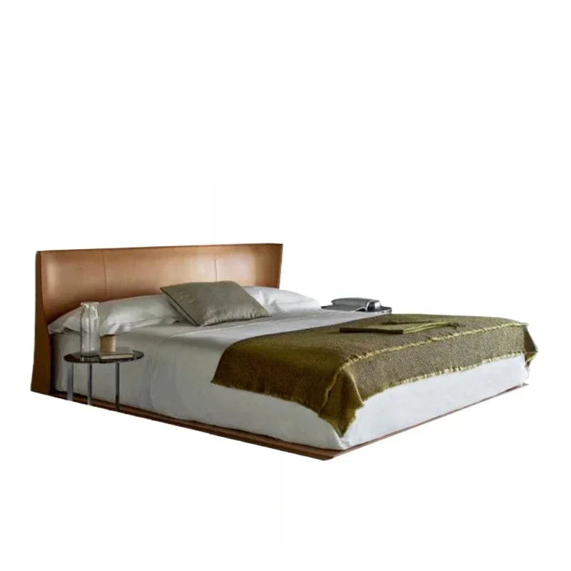European Double Bed Frame Simple Wood Elegant Luxury Bedroom Bed Frame Queen Under Storage Mobili Per La Casa Home Furniture