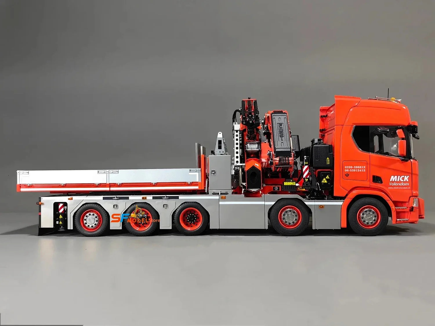 F1650 RC Crane R650 RC Truck 10x10 1/14 Metal Hydraulic Crane Truck Model Advanced Engineering Machinery RC Car Toy