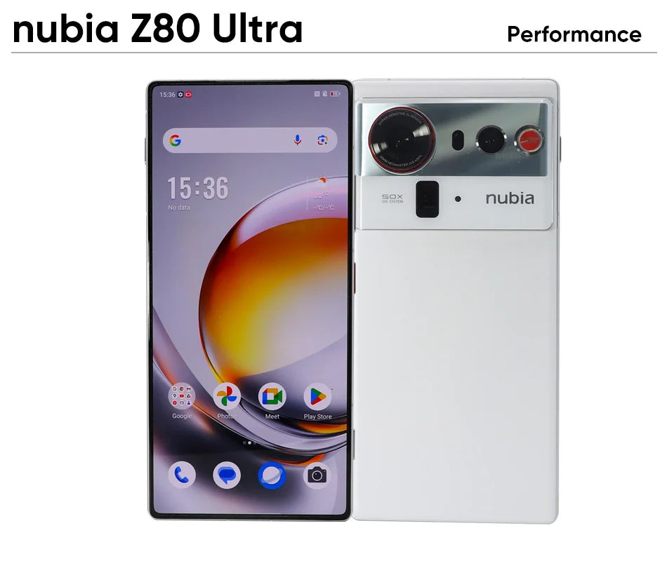 Official nubia Z80 Ultra 5G Smartphone Global Version Snapdragon 8 Elite Gen 5 7200mAh 6.85'' 144Hz Oled Display 90W Fast Charg