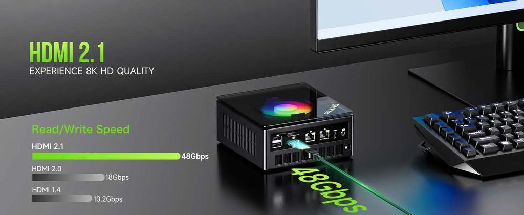 GMKtec Oculink Gaming PC K11 K8 Plus M7 AMD Ryzen 9 8945HS 8845HS 6850H 2*USB4 2*DDR5 2*2.5G LAN Windows 11 Mini desktops WiFi6