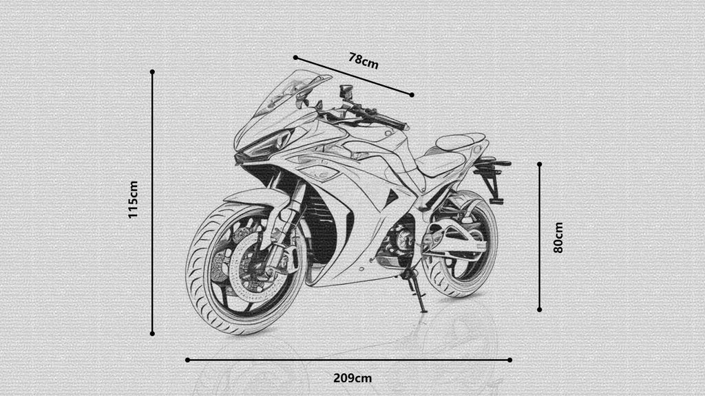 Motorcycle 4000W Outdoor Sport 72v60ah-120ah Lithium Battery Electric Motorcycle Or Scooter