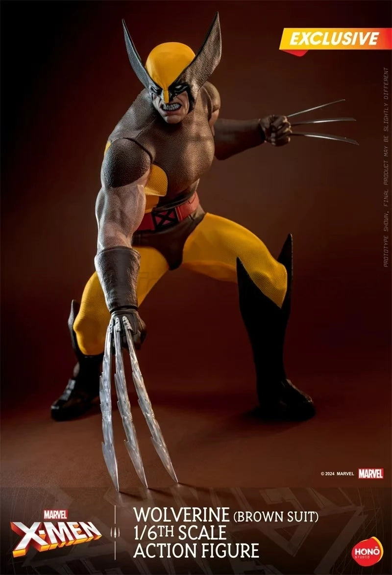 【MT】Hot Toys Marvel HS03 X-Men Wolverine (Brown Clothes) 1:6 Scale Action Figure Collection Toys
