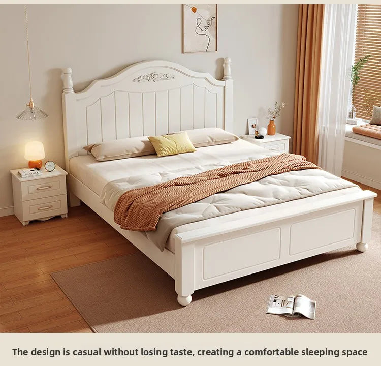 wooden single bed household simple 180x200 modern bed frame comfortable minimalist muebles para dormitorio bedroom furniture