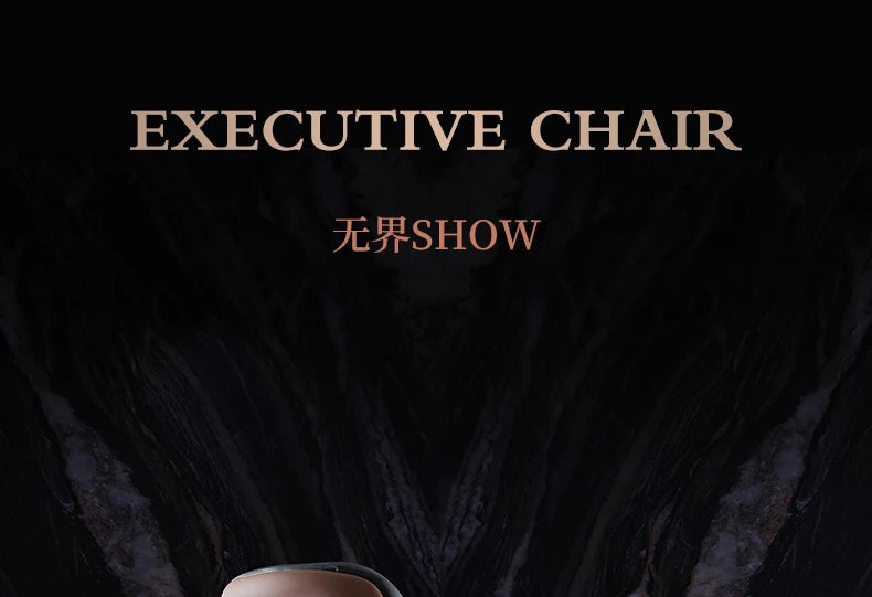 Italian Light Luxury Chiar Leather Boss Office Cowhide Comfortable President Chair Swivel Computer Silla Oficina Furniture