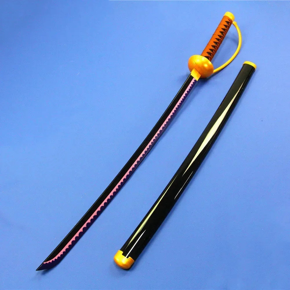 104cm Zoro Katana Sandai Kitetsu Sword Wooden Ninja Blade Anime Cosplay Prop Real Size Japanese Katana Samurai Sabre Kid Toy