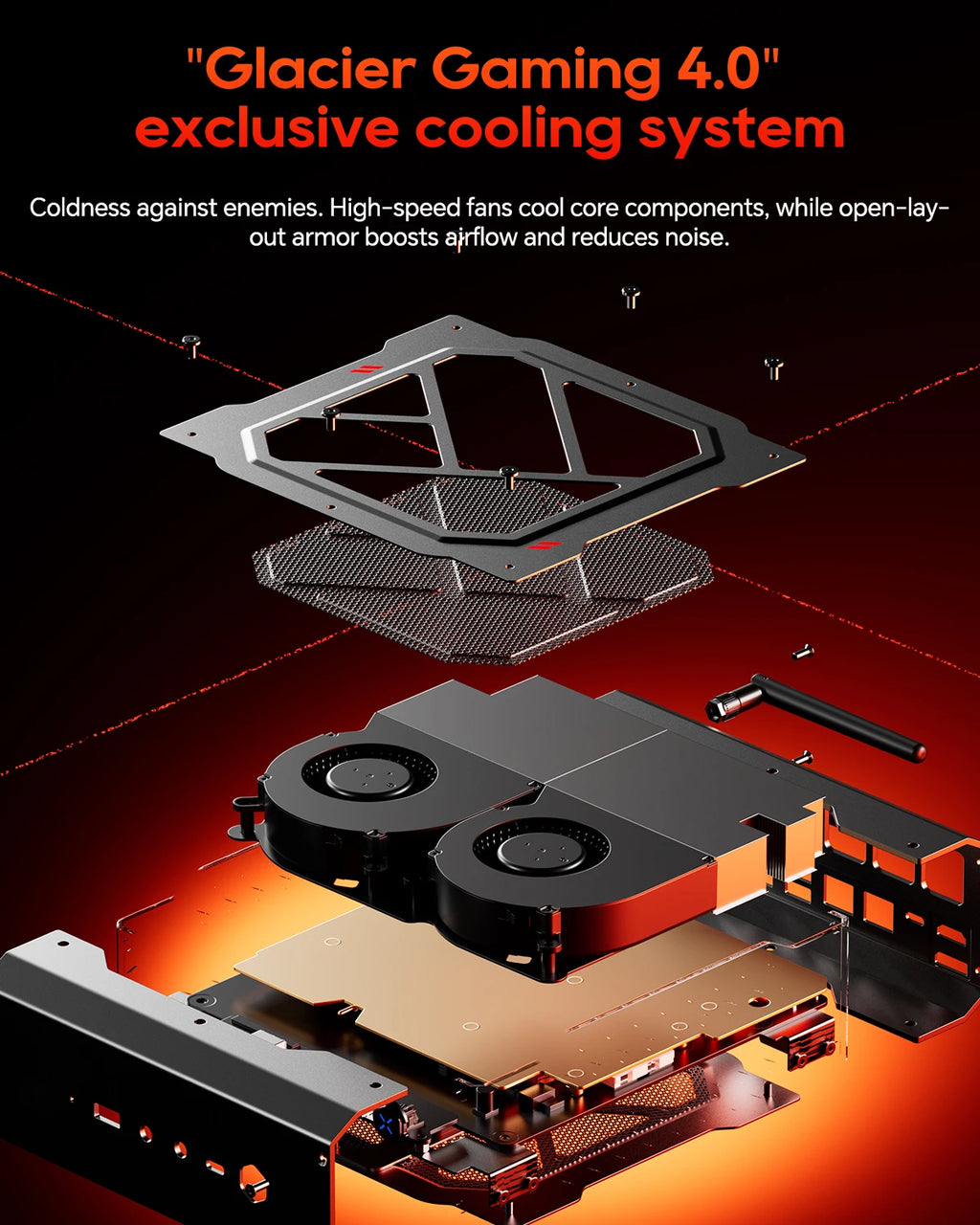 Aoostar Ryzen 9 7940HX RX 7600XT Gaming Mini PC, 64GB DDR5, 8TB PCIe 5.0, WiFi 7, BT 5.2, Dual USB4, 2.5G LAN Desktop Computer