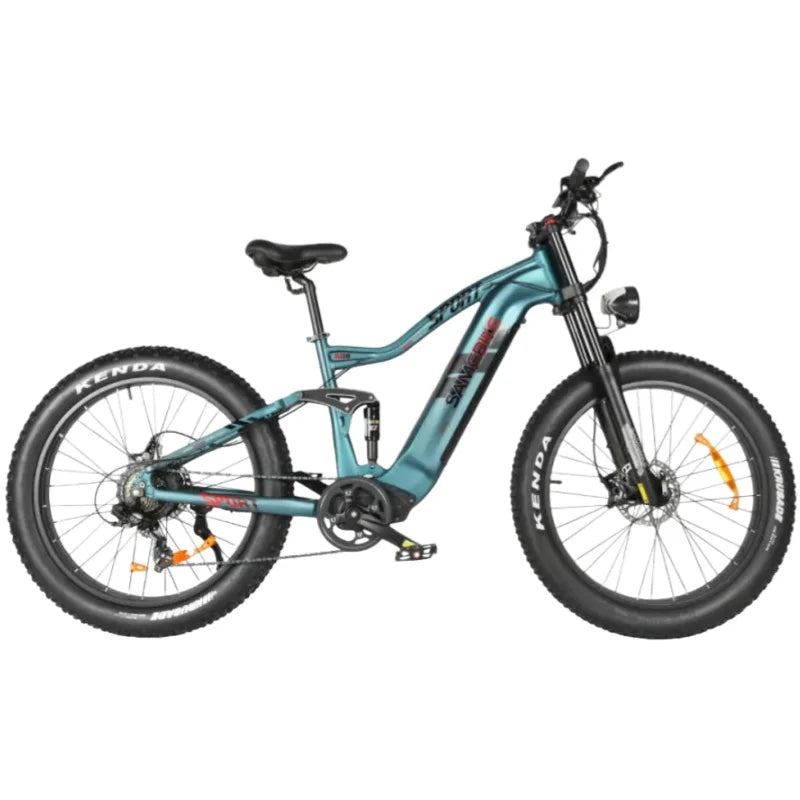 SAMEBIKE RS-A08 Electric Mountain Bike 1000W Motor 48V 17Ah Battery 26 Inch Tire Electric Bicycle 45km/h Shock Absorption e-Bike