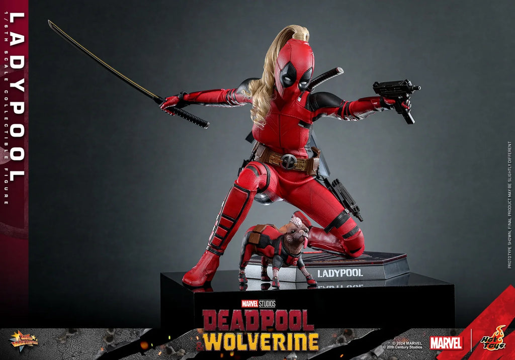 In Stock HOT TOYS Ladypool Deadpool 1/6 Movability Model Toys Collect MMS747 Deadpool & Wolverine HT Ladypool