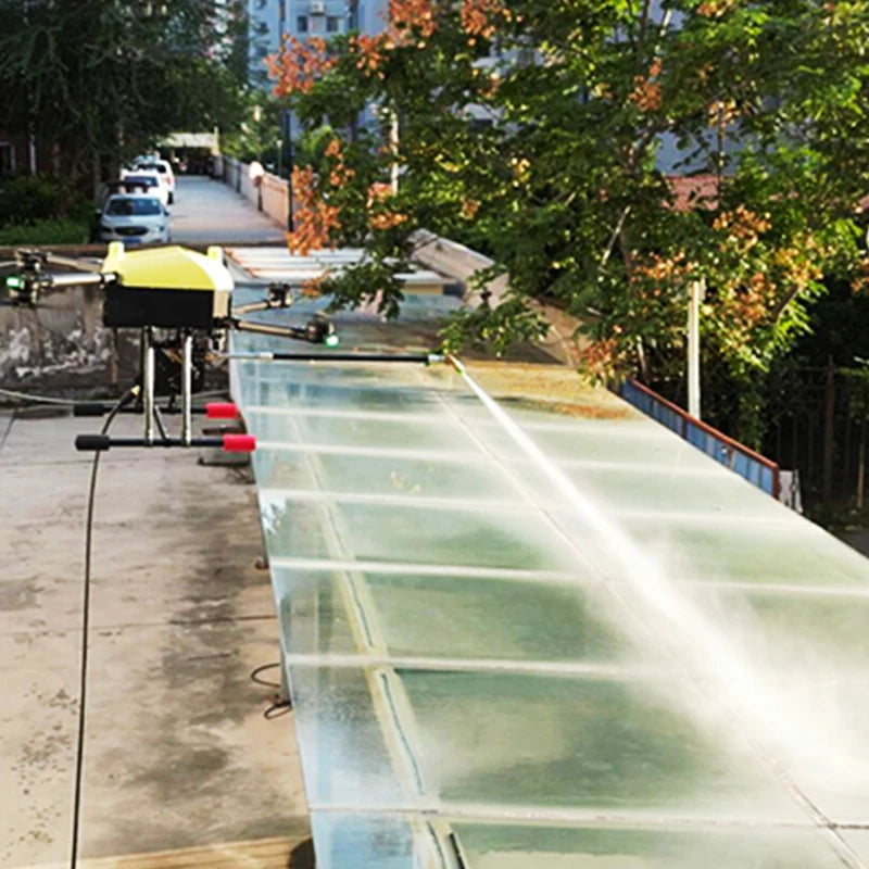 New Professional Industrial High Pressure Cleaning Drone for Home & Commercial Use on Glass Solar Panels Roofs