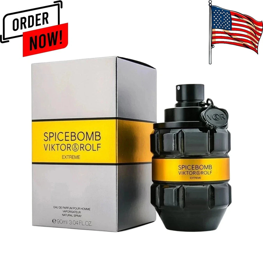 Viktor & Rolf Boom! Men's Perfume - Spicy Wood Mixed With Amber and Vanilla, 3.4 Ounces, Lasting Fragrance, High-quality Men's