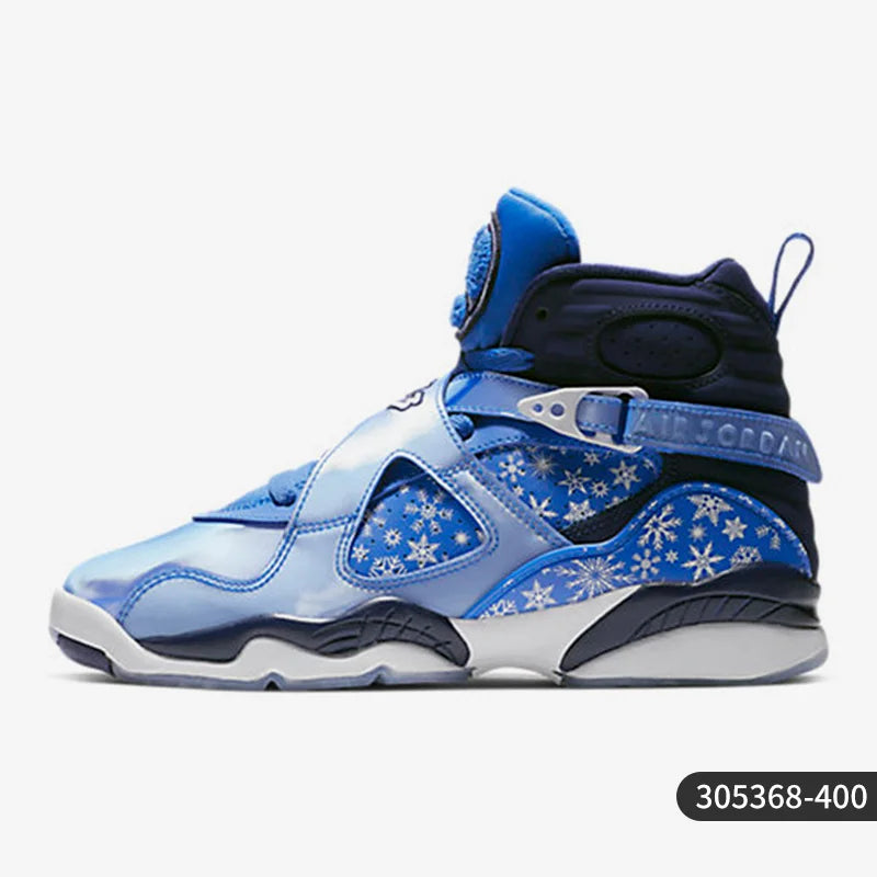 Nike genuine Air Jordan 8 AJ8 women's GS basketball shoes 305368-400