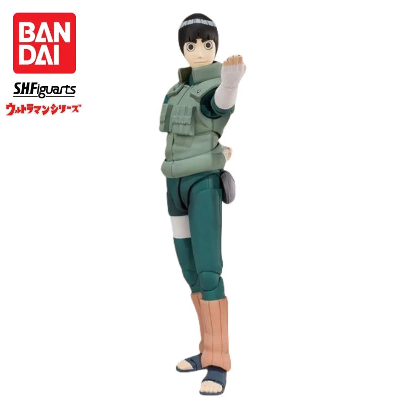 Bandai S H Figuarts Original Naruto Rock Lee Mol Doll Brand New Boxed Action Figure Anime Merchandise Figurine