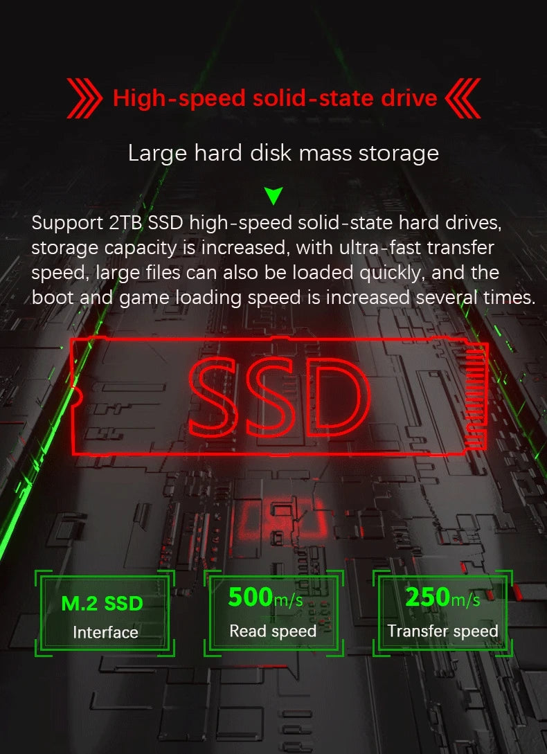 Oushedi Gaming Laptop Computer Intel Core i9-13900H NVIDIA RTX 4050 6G 16 Inch IPS 2*DDR5 MAX 64GB 2*M.2 PCIE SSD WIFI Windows11