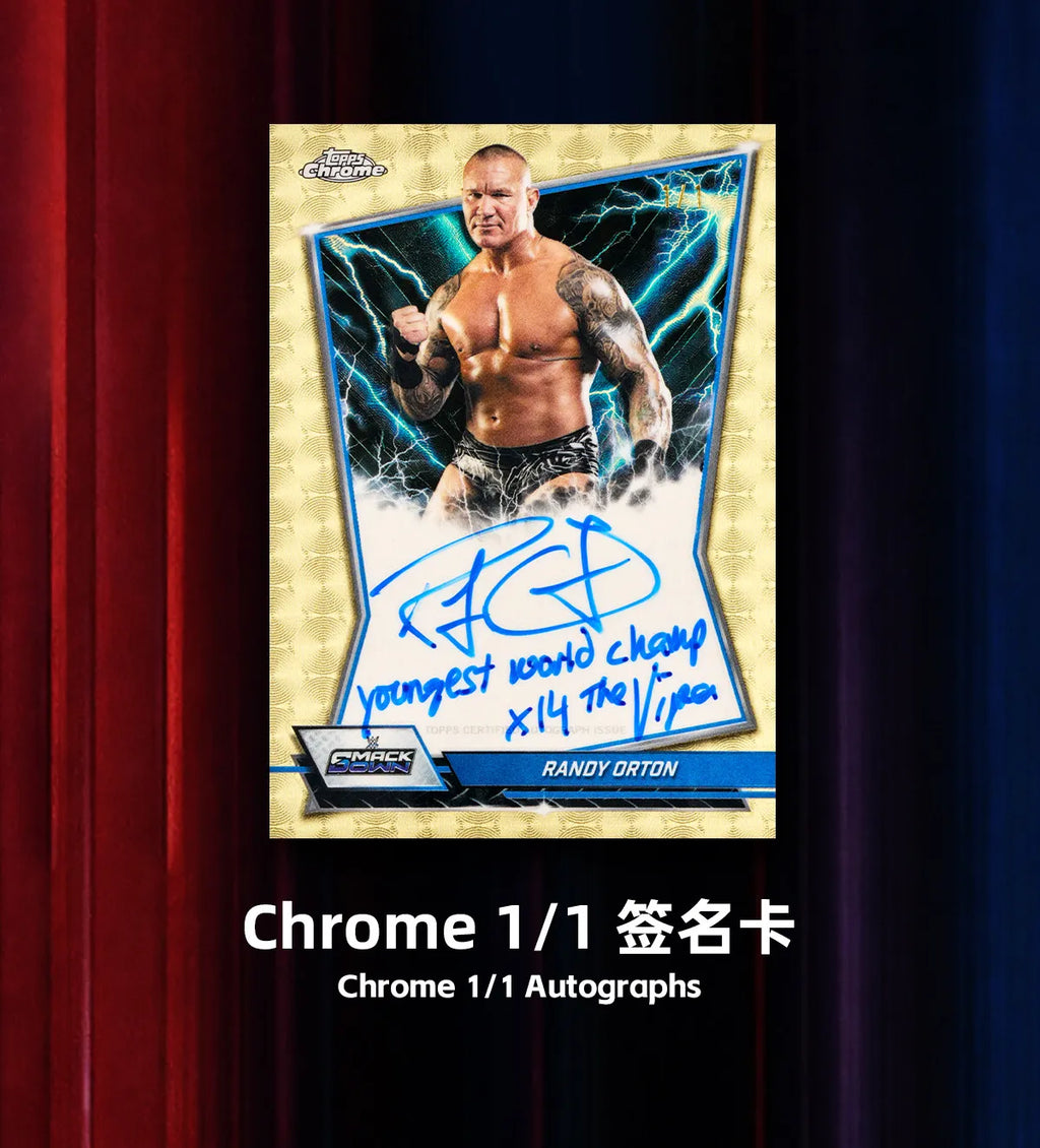 Genuine 2026 Topps Chrome WWE Wrestling Trading Cards Mega/Value Blaster Box Rare Signature Cards Premium Collectible Cards Gift