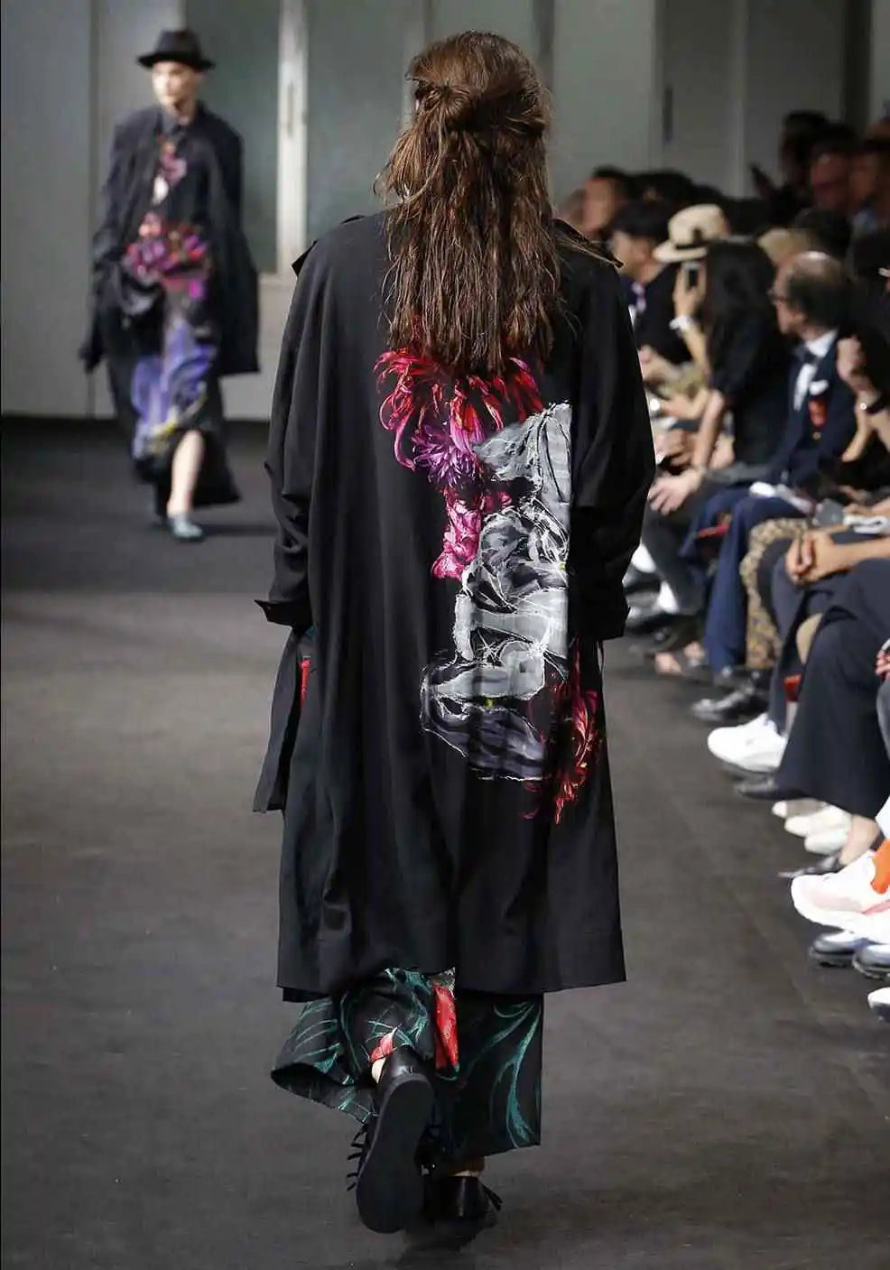 TOP-YAMAMOTO Japanese original design dark niche skull print casual pants
