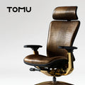 Luxury Modern Office Chair Wheels Orange Leather Computer Ergonomic Desk Chairs Recliner Swivel Sedia Ufficio Furniture