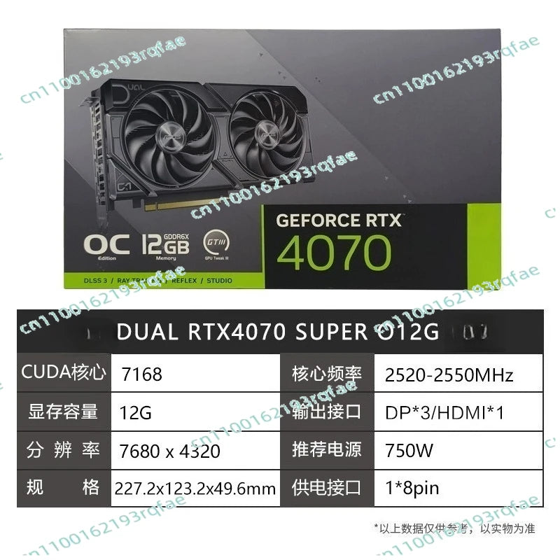RTX 4070 Ti  Graphics Cards 12GB PC Gaming Nvid ia Gpu 4070 Vga Graphic Card 4070 Placa De Video Computer