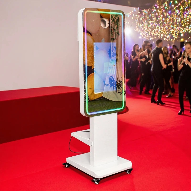 Magic Mirror Photobooth Machine LCD Touch Screen Wedding Party DSLR Selfie Photo Booth with Free Software