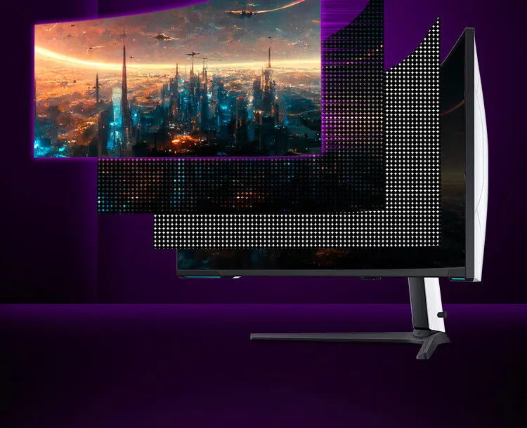 The world's first dual-UHD gaming monitor Ody-ssey S57CG954NC sam-sung 57inch dual 4K 240Hz with Curved Screen Monitor