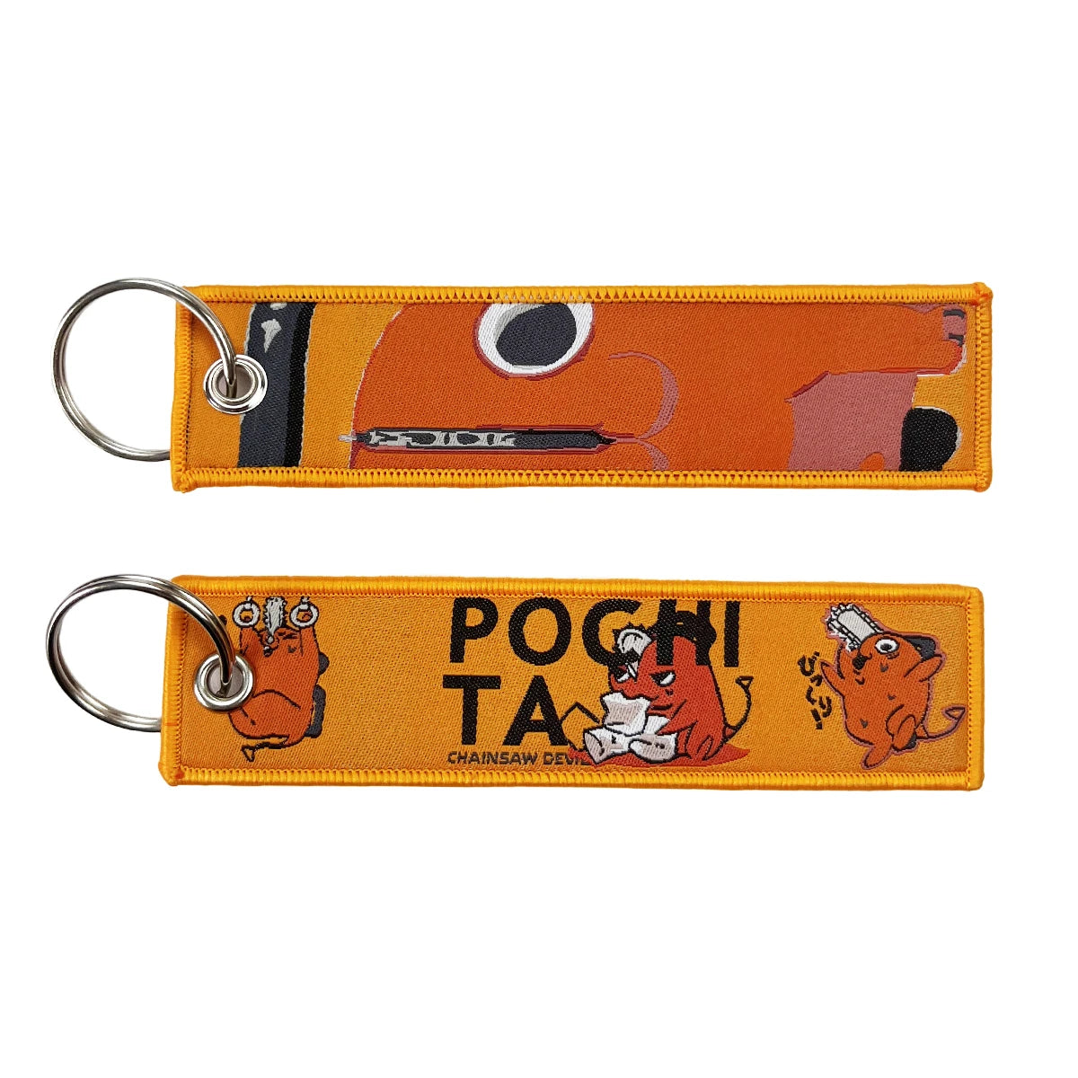 Anime embroidery Key Jet Tag Key chain Cartoon Keychains Key Ring Holder Pendant Gift Wholesale keychain accessories Key