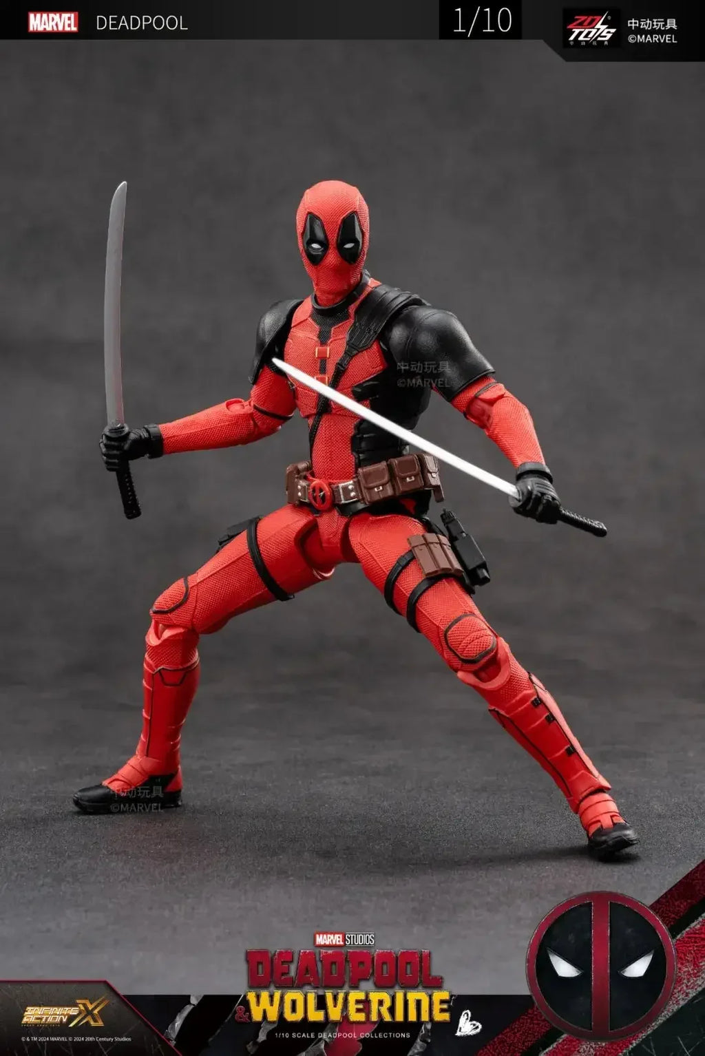 2025 Deadpool & Wolverine Movie SHFiguarts Action Figure 1/10 ZD Original X-Men Dogpool Model