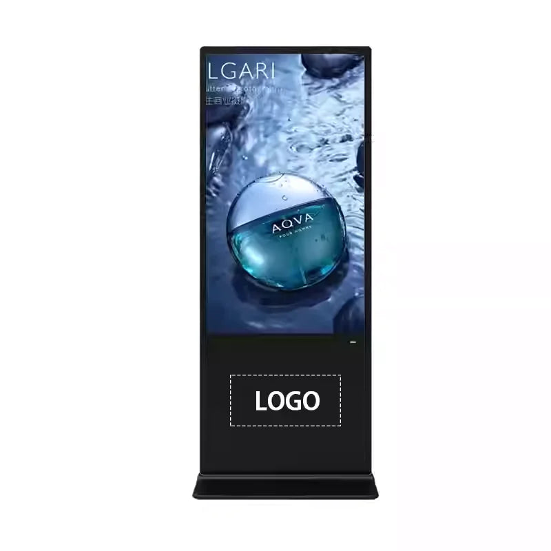 43/50/55/65 inch vertical advertising machine 4K HD LCD screen network version floor-standing LCD advertising all-in-one machine