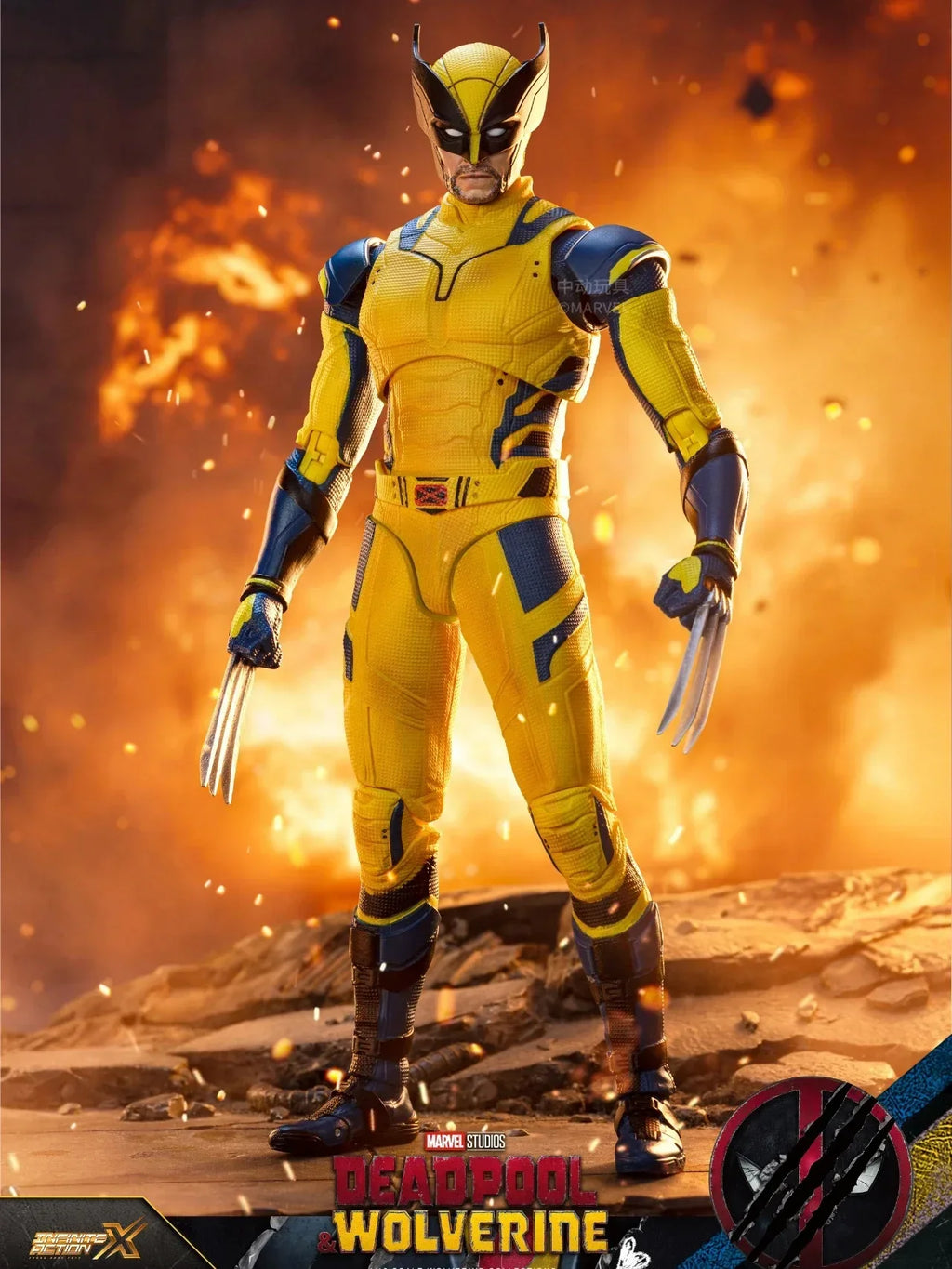 2025 Deadpool & Wolverine Movie SHFiguarts Action Figure 1/10 ZD Original X-Men Dogpool Model